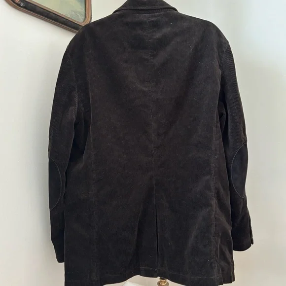 J. Crew Vintage Grandpacore Brown Corduroy Sport Coat Blazer Size Large - Picture 7 of 13